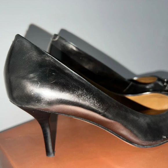 Coach Metallic Leather Sandal Size 5.5 - Picture 7 of 15